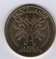Jeton, Médaille Touristique De La Monnaie De Paris (35) PAIMPONT - Brocéliande , La Porte Des Secrets - Millésime 2024 - 2024