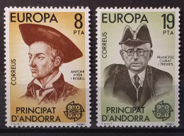 1980 - Andorra (Spanish) - MNH-Europa CEPT-Outstanding People+1981-Festivals+1984-25 Years CEPT - 6 Stamps - Nuovi