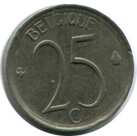 25 CENTIMES 1964 BELGIEN BELGIUM Münze #AH834.1.D.A - 25 Cent