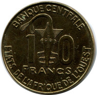 10 FRANCS 2012 WESTERN AFRICAN STATES Münze #AP865.D.A - Other - Africa