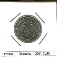 20 TOLARJEV 2004 SLOWENIEN SLOVENIA Münze #AS573.D.A - Slovenië