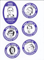 32 STICKERS PATRO EISDEN VV, 2DE KLASSE SEIZOEN 1976-1977, TRAINER LEO CANJELS En O.a. SPELER LEI CLIJSTERS - Sonstige & Ohne Zuordnung