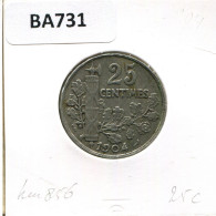 25 CENTIMES 1904 FRANCE Pièce Française #BA731.F.A - 25 Centimes