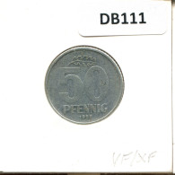 50 PFENNIG 1958 A DDR EAST GERMANY Coin #DB111.U.A - 50 Pfennig