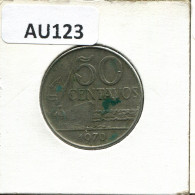 50 CENTAVOS 1970 BRAZIL Coin #AU123.U.A - Brasilien