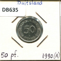 50 PFENNIG 1990 A BRD DEUTSCHLAND Münze GERMANY #DB635.D.A - 50 Pfennig