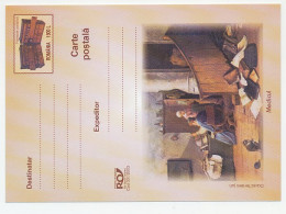 Postal Stationery Romania 2003 Doctor - Books - Monkey  - Altri & Non Classificati