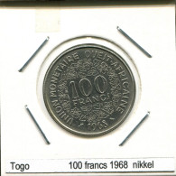 100 FRANCS CFA 1968 WESTERN AFRICAN STATES (BCEAO) Münze #AS353.D.A - Other - Africa