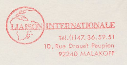 Meter Cut France 1991 Globe - Geografia