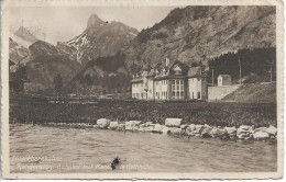 SUISSE (BERNE). KANDERSTEG. LÖTSCHBERGBAHN. LA GARE. 1919. - Kandersteg