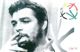 Portrait De Che Guevara - Carte Cuba 97 éditée Pour Le Transfert De Sa Sépulture à Santa Clara - Correos Prepagado - Hommes Politiques & Militaires