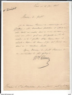 MARECHAL CLAUZEL 1772 - 1842 Autographe Lettre 1836 Au Comte De Rambuteau - Político Y Militar