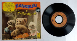 Livre Disque Vinyle 45 Tours NOUNOURS ET LES MARMOTTES - Claude Laydu ALB-146 1976 (1) - Collectors