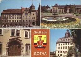 72001985 Gotha Thueringen Hauptmarkt Ratskeller Orangerie Haus Goldschelle Schlo - Gotha