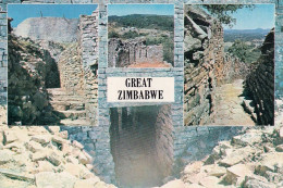 1 AK Simbabwe * Great Zimbabwe - Ansichten Der Ruinenstadt - Seit 1986 UNESCO Weltkulturerbe * - Simbabwe