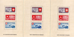 Schweiz Suisse 1939: Landi Zürich EXPOSITION Nationale Zu 219-227 Mi 335-343 Yv 320-328 * MLH Im PTT-Heft (Zu CHF 25.00) - Ongebruikt