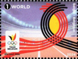 Belgium - 2024 - Summer Olympic Games In Paris - Belgian Team - Mint Stamp - Neufs