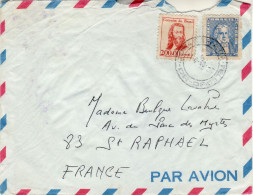 BRAZIL 1966 AIRMAIL LETTER SENT TO ST RAPHAEL - Lettres & Documents