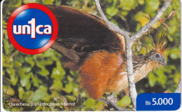 TARJETA DE UNICA DE VENEZUELA DE UN PAJARO CHENCHENA (BIRD) - Venezuela