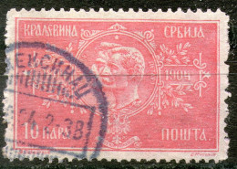 Serbia1904,MI77,,used As Scan - Serbien