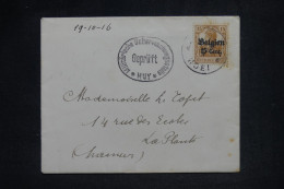BELGIQUE - Enveloppe De Huy Pour La Plante En 1916 - L 153802 - OC1/25 General Government