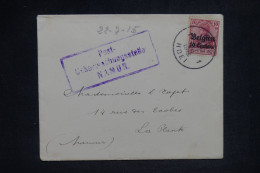 BELGIQUE - Enveloppe De Huy Pour La Plante En 1915 Avec Cachet De Namur - L 153803 - OC1/25 General Government