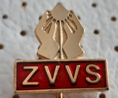 Military Army Slovenian Armed Forces ZVVS Union Of War Veterans Of Slovenia Pin - Militaria