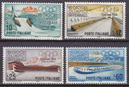 Italien, 1956, 958/61, MNH **, Olympische Winterspiele, Cortina D’Ampezzo. - Neufs