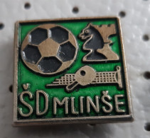 Table Tennis Club SD Mlinse  Football Chess SLOVENIA Pin - Table Tennis