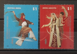 2009 - Argentina - MNH - Typical Dances - (Joint With Armenia) - 2 Stamps - Ongebruikt