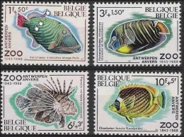 1968 Belgium 1527-1530 Marine Fauna - Marine Life