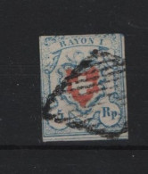 Schweiz Michel Cat.No. Used 9 (2) - 1843-1852 Timbres Cantonaux Et  Fédéraux