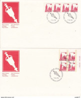 1978 Parliament 14¢ Definitive Sc 715 Plate Block Of 4 And Rolstamp - 1971-1980