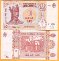 2015  Moldova ; Moldavie ; Moldau  "10 LEI  2015"  UNC - Moldawien (Moldau)