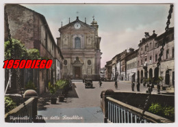 VIGNANELLO - PIAZZA DELLA REPUBBLICA F/GRANDE  VIAGGIATA 1956 ANIMAZIONE - Viterbo