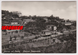 SORIANO NEL CIMINO - STAZIONE FERROVIARIA F/GRANDE  VIAGGIATA 1959 ANIMAZIONE - Viterbo