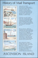 Ascension 1978, Mail Transport, Ships, Sheetlet - Ascensione