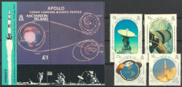 Ascension 1989, Space, Moon Landing, 4val In BF - Ascensione