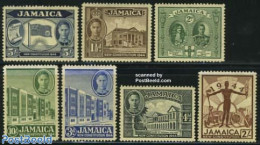 Jamaica 1945 Definitives 7v, Mint NH, History - Flags - Jamaica (1962-...)