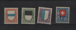 Schweiz Michel Cat.No.mnh/** 175/178 - Ongebruikt