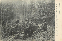 - Pays Div. -ref-EE884- Afrique - A.e.f -chemin De Portage Aménagé En 1925-26 - Ethnologie -cl De L Ag.econ De L A E F - Ohne Zuordnung