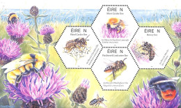 Ireland 2024 Bees S/s, Mint NH, Nature - Animals (others & Mixed) - Bees - Insects - Unused Stamps