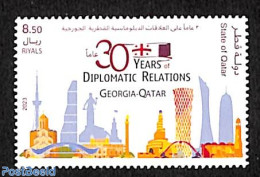 Qatar 2023 Diplomatic Relations With Georgia 1v, Mint NH - Qatar