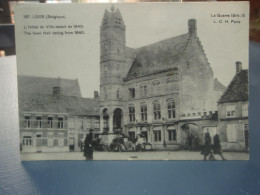 Cpa LOOS L'Hôtel De Ville Datant De 1640 - La Guerre 1914-151916 - Autres & Non Classés