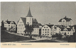 TANN-RÜTI: Teilansicht Mit Restaurant Und Primarschule 1917 - Rüti