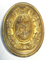 Boucle De Ceinturon D’Officier D’Infanterie De Marine Empire - Casques & Coiffures