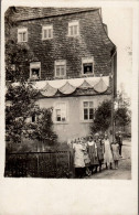 H3776 - Mühlau Bei Burgstädt - Altes Haus Mit Familie - Burgstaedt