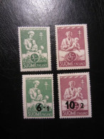 OLDER FINLAND - CHILD CARE, Anti-Tuberculosis Sets 1946 & 1947 MNH - Unused Stamps