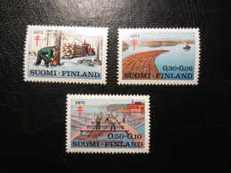 FINLAND FORESTRY - Anti-Tuberculosis Set 1971 MNH - Ongebruikt