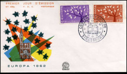 Frankrijk - FDC  - Europa CEPT - 1962